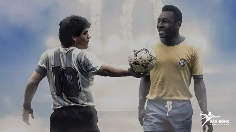 Pele và Maradona: Hai vĩ nhân của làng túc cầu thế giới cùng lời hẹn ước chơi bóng trên thiên đàng