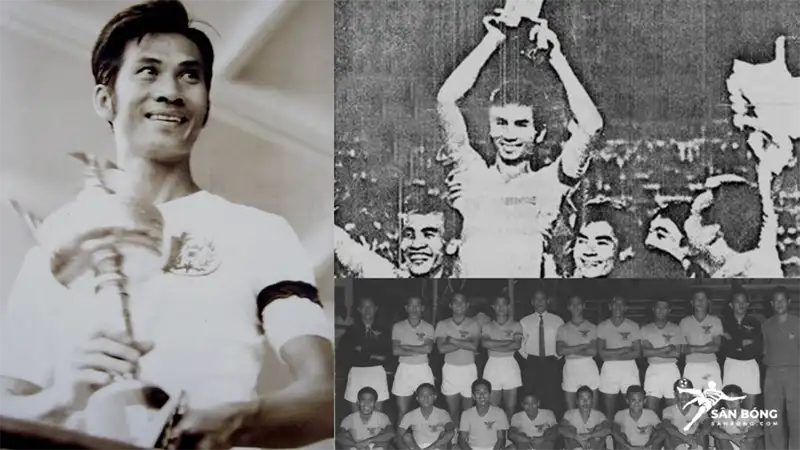 Phạm Huỳnh Tam Lang cùng chức vô địch SEA Games năm 1959 